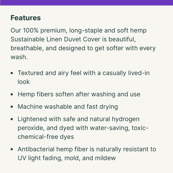 *~BUFFY~* Linen Duvet Cover and Pillowcases! - Picture 2 of 5